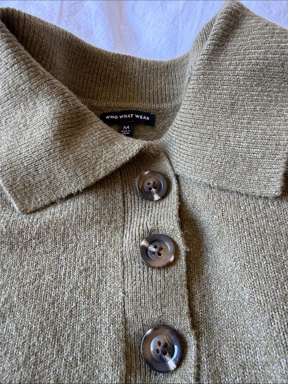 WHO WHAT WEAR X TARGET
Puff Elbow Pullover Sweater, Olive Green, size M, EUC - Picture 5 of 10